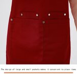 Professional Work Apron Supplier - Unisex Waterproof Kitchen Cafes Nail Beauty