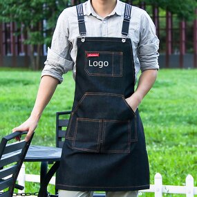 Hairstylist Denim Apron Factory - Wide Shoulder Straps Comfortable Stain Resistant