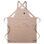 Coffee Shop Apron Supplier - Canvas Printed Logo Men's Women's Baking Hairdressing