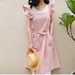 Korean Apron Supplier - Art Studio Flower Shop Milk Tea Shop Pastoral Anti-fouling