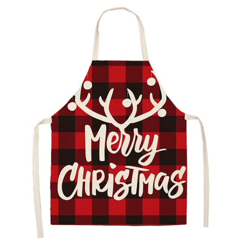 Kids Bib Apron Supplier - Custom Red Long Adjustable Water Resistant Printed
