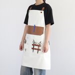 Black PU Apron Supplier - Heavy Duty Waterproof Chefs Butchers Hairdressers