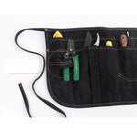 Denim Half Apron Supplier - Washable Outdoor Stain Resistant Multi Pocket Garden