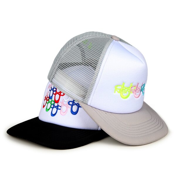 Polyester Trucker Cap Supplier - Customized Foam Flat Brim Snapback Mesh Embroidery