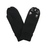 Kids Winter Gloves Manufacturer - Children Lovely Acrylic Knitted Custom Cat Embroidery