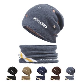 Winter Hat Set Supplier - Factory Wholesale Knitted Hat Neck Warmer Scarf Boys
