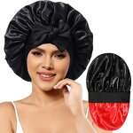 Reversible Sleeping Cap Manufacturer - Women Headwrap Silky Stin Bonnet for Long Hair