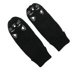 Kids Winter Gloves Manufacturer - Children Lovely Acrylic Knitted Custom Cat Embroidery