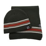Wool Blend Beanie Set Factory - Premium Quality Custom Logo Waffle Knit Hat Scarf