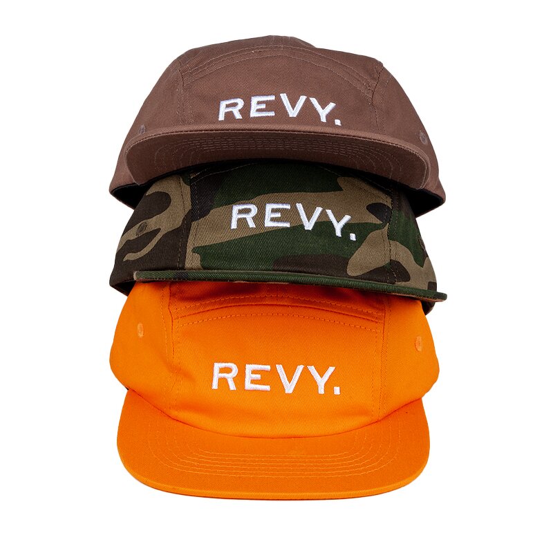 Cotton Camp Cap Supplier - Customized Embroidery Logo 5 Panel Nylon Snap Back Closure