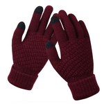 Touch Screen Gloves Manufacturer - Custom Acrylic Jacquard Unisex Warm Winter Gloves