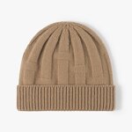 Wool Beanie Hat Manufacturer - High Quality 100% Rib Knitting Cuffed Thicker Warm