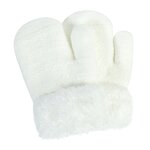 Baby Winter Gloves Factory - Sewingman Sweet Ski Gloves Knitted Mittens With Furry Cuff