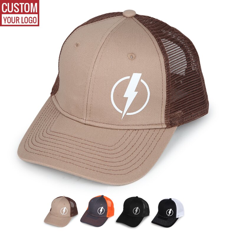 Cotton Trucker Hat Manufacturer - Custom 6-Panel Mesh Snap Back Fashion Style Print