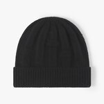 Wool Beanie Hat Manufacturer - High Quality 100% Rib Knitting Cuffed Thicker Warm