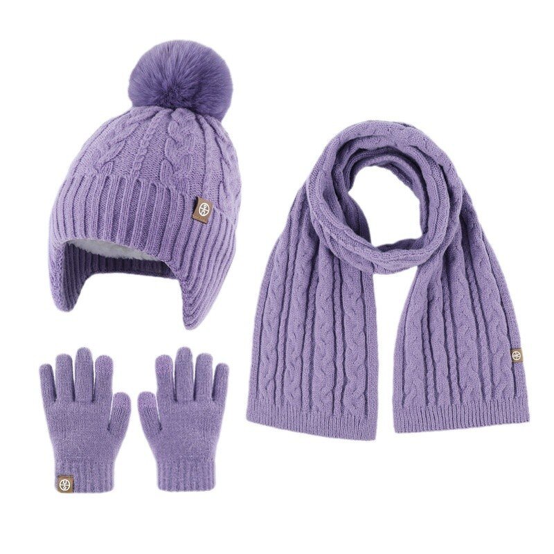 Children's Winter Set Supplier - Wholesale Three Pieces Sets Beanie Scarf Gloves