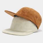 Suede Baseball Cap Supplier - Top Seller Comfy Plain Flat Brim No Decoration Hat