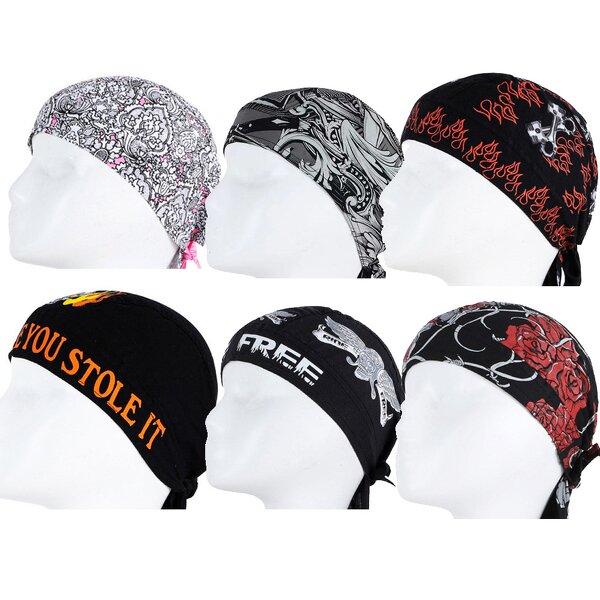 Sports Turban Bonnet Factory - Wholesale 100% Cotton Hip Hop Head Scarf Breathable