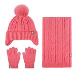 Children's Winter Set Supplier - Wholesale Three Pieces Sets Beanie Scarf Gloves