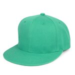 Snapback Cap Manufacturer - Customized Logo Cotton Twill Structured Flat Brim 6 Panel