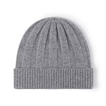 Wool Beanie Hat Manufacturer - High Quality 100% Rib Knitting Cuffed Thicker Warm