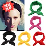 Sports Headband Factory - Stylish Cotton Ladies' Fitness Yoga Rabbit-Ear Crossed