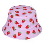 Casual Bucket Hat Manufacturer - Unisex Summer Customized Floral Logo Fruit Daily