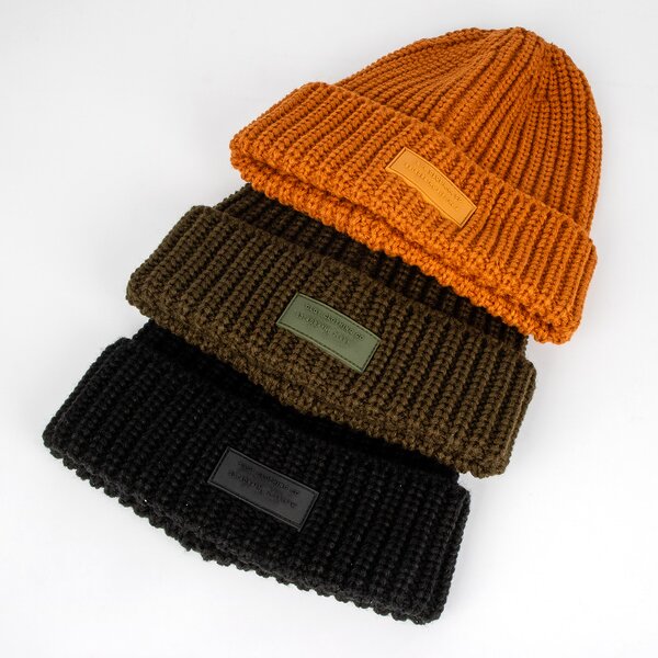 Acrylic Beanie Supplier - Unisex Winter 100% Knitted With Custom Logo