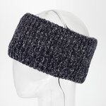 Adult Headband Supplier - Stylish Fancy Yarns Jacquard Rib Knitting With Fleece
