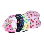Casual Bucket Hat Manufacturer - Unisex Summer Customized Floral Logo Fruit Daily