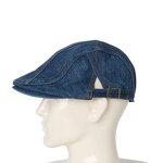 Vintage Denim Beret Supplier - Hot Sale Washed Ivy Hat for Men Women Custom Logo