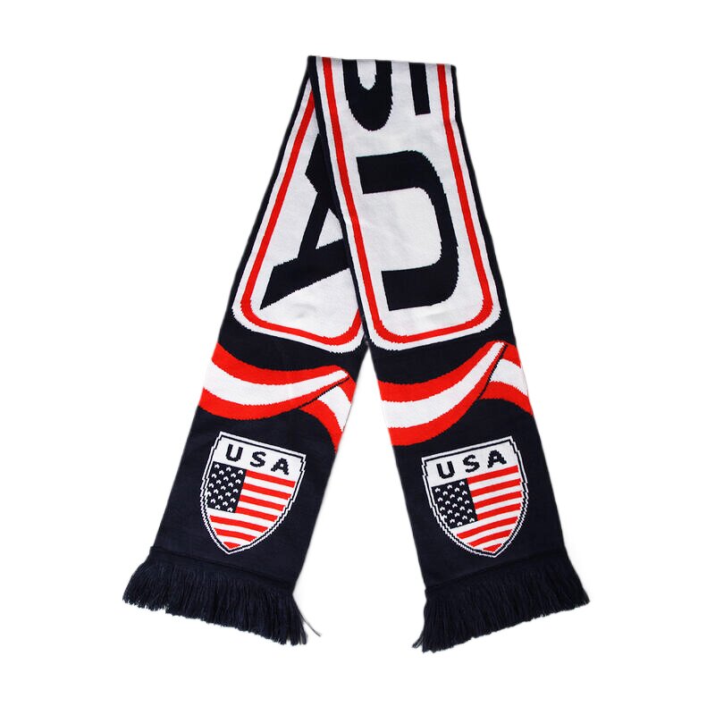Acrylic Scarf Supplier - Custom Wholesale Souvenir Jacquard Rugby Soccer Sport Team