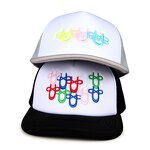 Polyester Trucker Cap Supplier - Customized Foam Flat Brim Snapback Mesh Embroidery