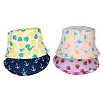 Summer Bucket Hat Supplier - Customized Floral Logo Unisex Adults Kids Casual Daily