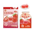 果味饮料魔芋果冻零食OEM素食健康桃味无糖袋装