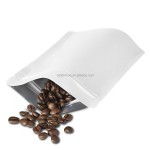 可关闭印刷马特完成拉链锁站立茶袋黑色食品包装咖啡豆包装袋