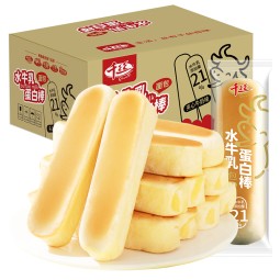 新到货水牛奶蛋白棒蛋糕棒面包软蛋糕糕点填充蛋糕散装箱