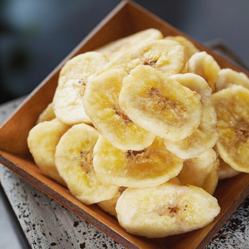 Wholesale Healthy Instant Dried Banana Chips ECO Crunchy Mixed Dried Fruits and Vegetable  Snacks Freeze Fruit Custom