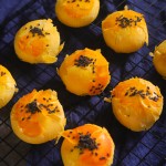 Sweet Egg Yolk Puff Chinese Traditional Red Bean Egg Yolk Stuffed Pastry  Healthy Snacks Egg Yolk Crisp Pie Puff