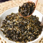 高品质的韩国有机干海草片寿司紫菜拌饭饭为儿童烤和干加工