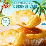 中国传统糕点甜椰子派中国风味甜品糯米椰饼