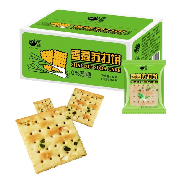Whole Wheat Soda Cracker Halal Certified Biscuit Cracker Chips Soda Cheese Sandwich Biscuits Cookies Shallot Soda Cake