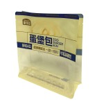 食品级平底袋法国面包包定制面包店烤面包袋与窗口