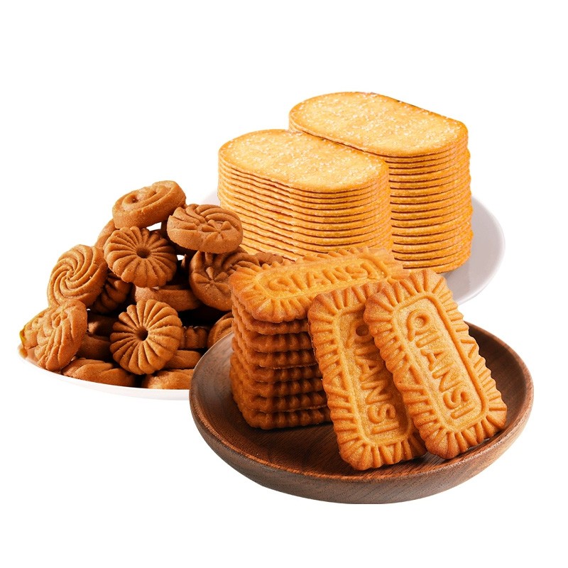 Milk Flavored Crispy Biscuits Caramel Syrup Butter Biscuit Cookies with Distinctive Flavors for Breakfast