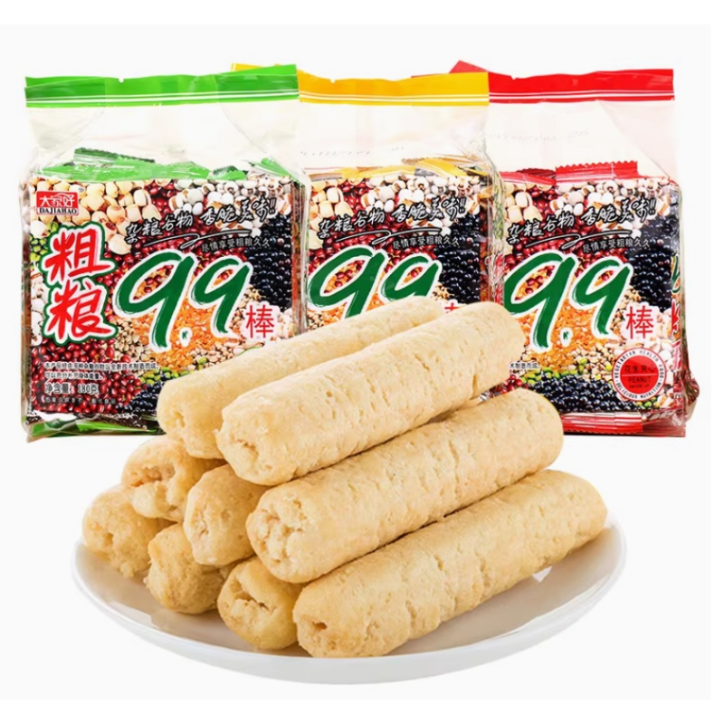 Casual Snacks Small Independent Packaged Coarse Grain Stick Egg Yolk Peanut Seaweed Sandwich Soft Sweet Corn Halal Certified