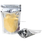 Brown Kraft Resealable Bag Flat Bottom Customized Pouch Packing Cheap Coffee Food Bag with Window