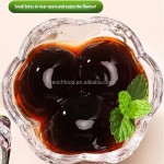 传统的草果冻果冻泡茶配香草布丁果冻小吃