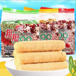 海藻味粗粮能量棒非油炸蔬菜糙米卷膨化三明治蛋糕谷物零食棒
