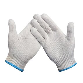 White Cotton Gloves Supplier - Knitted Work Gloves Bulk