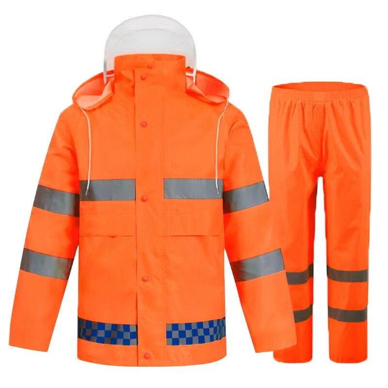 Transparent Raincoat Factory - Long Sleeve Reflective Vest